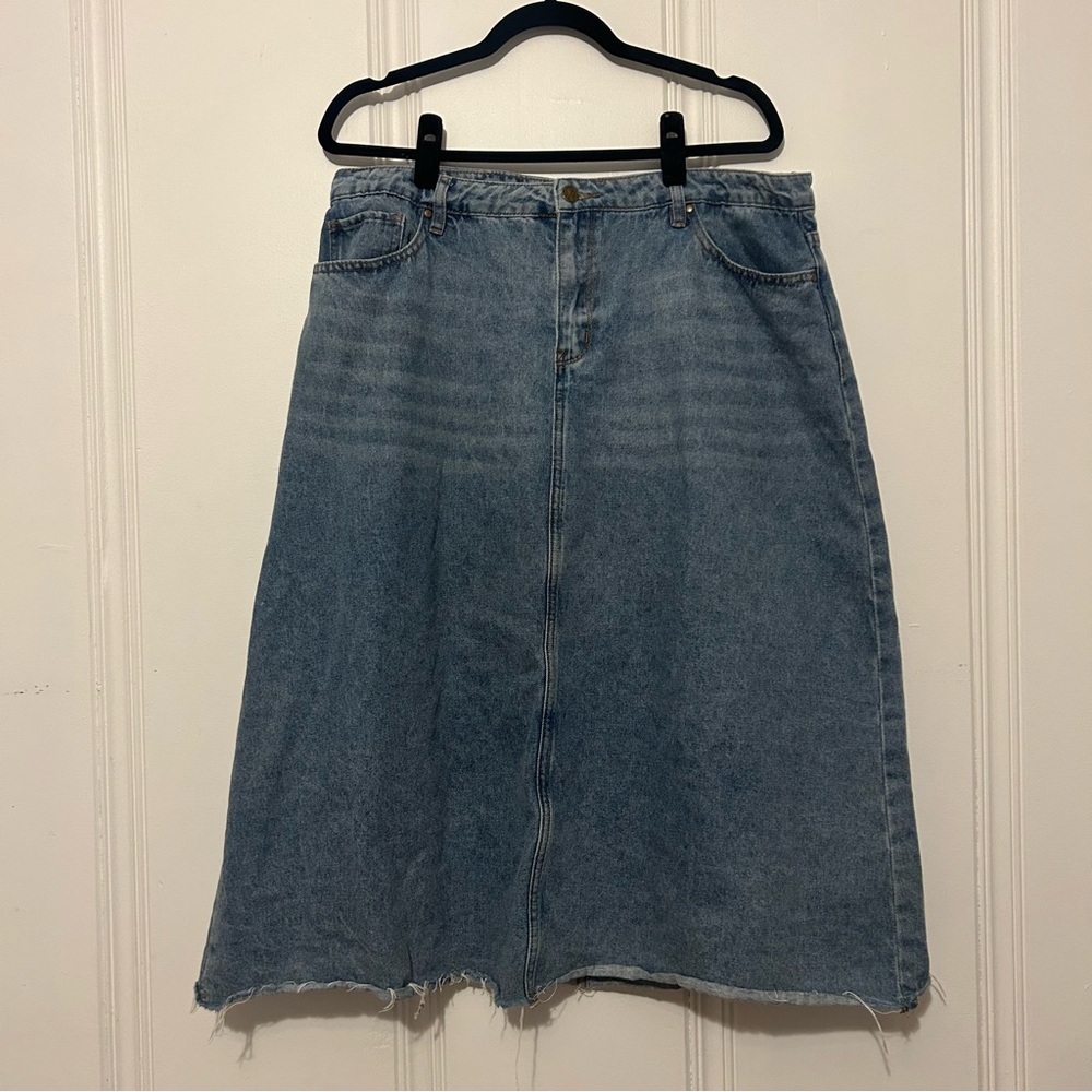The Main Street Exchange Denim Skirt